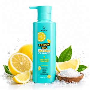 Кондиціонер для волосся Lemon Oil & Sea Salt Conditioner Bogenia BG440 №002, 450 мл