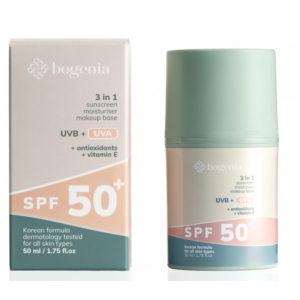 Сонцезахисний крем для обличчя Sunscreeen Face Cream SPF 50+ Bogenia BG422, 50 мл