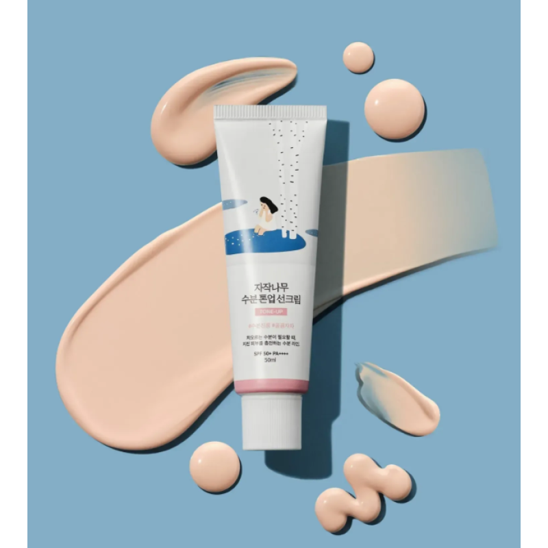 Тонуючий сонцезахисний крем Round Lab Birch Juice Moisturizing Tone-Up Sunscreen SPF50+, 50 мл