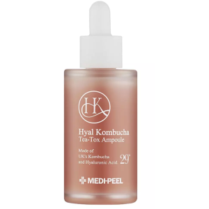 Зволожуюча сироватка для підвищення еластичності шкіри Medi-Peel Hyal Kombucha Tea-Tox Ampoule, 50 мл