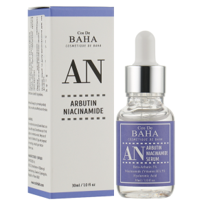 Сироватка проти пігментації з арбутином 5% і ніацинамідом 5% Cos De Baha AN Arbutin Niacinamide Serum, 30 мл