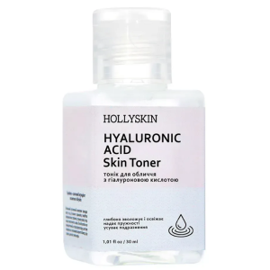 Тонік для обличчя HOLLYSKIN Hyaluronic Acid Skin Toner, 30 мл