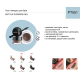 Гель для бровей TopFace "Instyle - Eyebrow gel" - PT55 05 – Coffee (темный серо-коричневый), 3.5 гр
