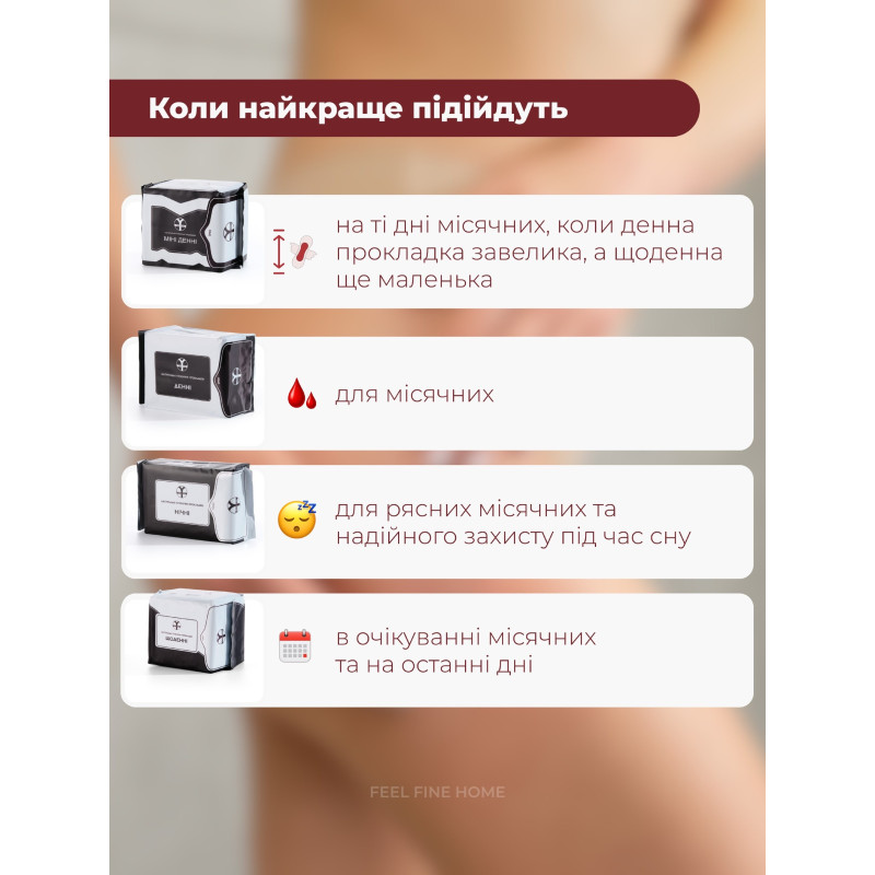 Ежедневные натуральные прокладки с анионовым чипом Feel Fine, 20 шт/уп