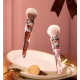 Заокруглений пензлик для рум'ян Strawberry Pink з колекції The Sweetie Bear від Flower Knows