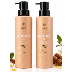 Набір для догляду за волоссям Bogenia Argan Oil 2в1
