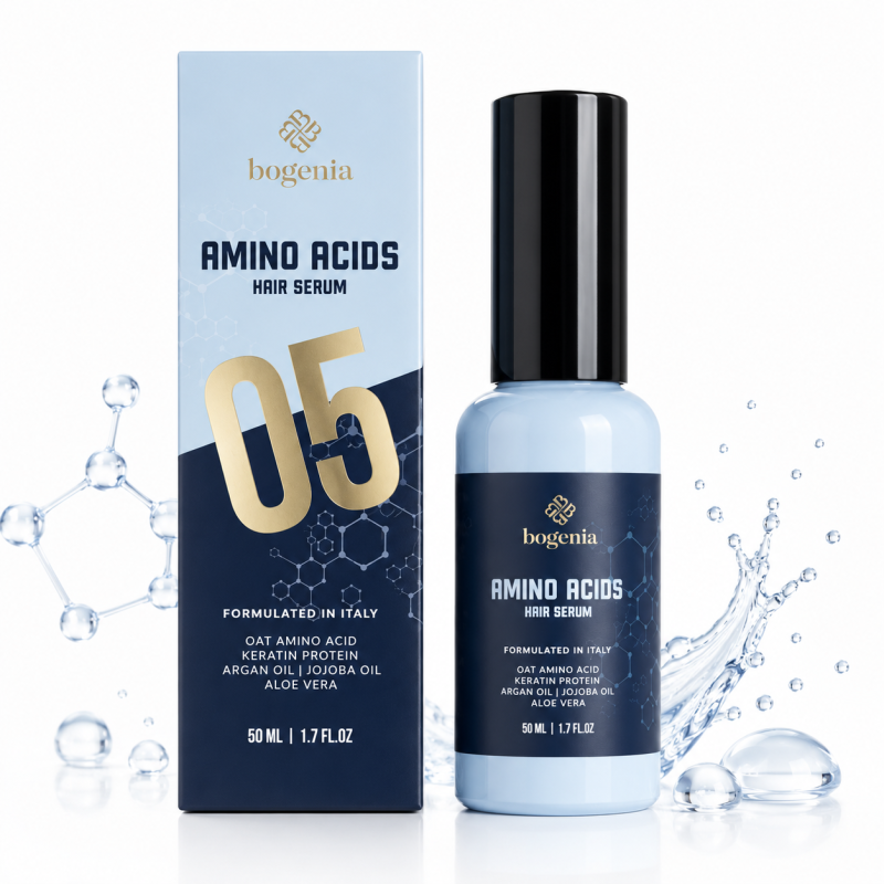 Повний набір 5в1 для догляду за волоссям з амінокислотами Bogenia Amino Acids Hair