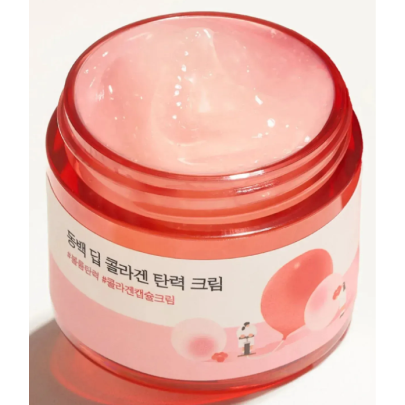 Крем з колагеном ROUND LAB Camellia Deep Collagen Firming Cream, 50 мл
