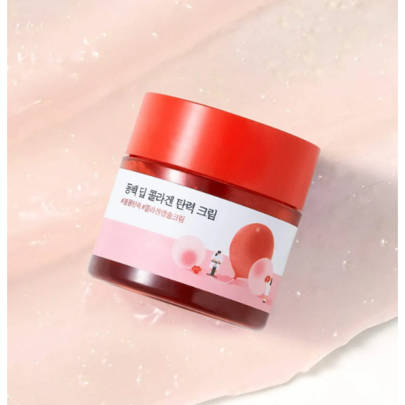 Крем з колагеном ROUND LAB Camellia Deep Collagen Firming Cream, 50 мл