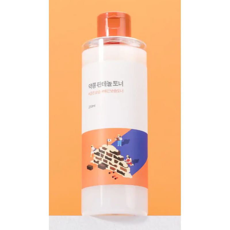 Зволожувальний тонер з екстрактом соєвих бобів та пантенолом ROUND LAB Soybean Panthenol Toner, 250 мл