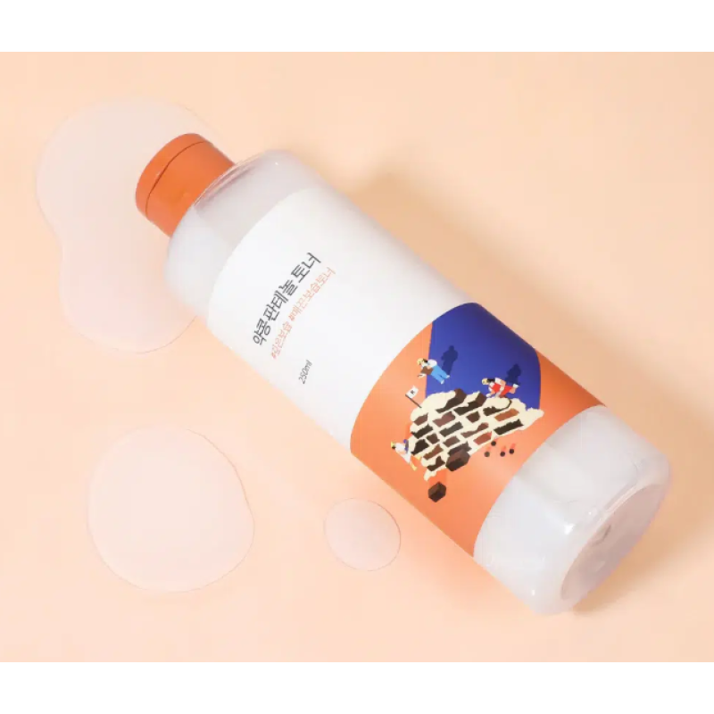 Зволожувальний тонер з екстрактом соєвих бобів та пантенолом ROUND LAB Soybean Panthenol Toner, 250 мл