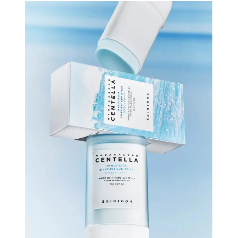 Солнцезащитный стик для лица Skin1004 Madagascar Centella Hyalu-Cica Silky-Fit Sun Stick SPF 50+ PA++++, 20 гр