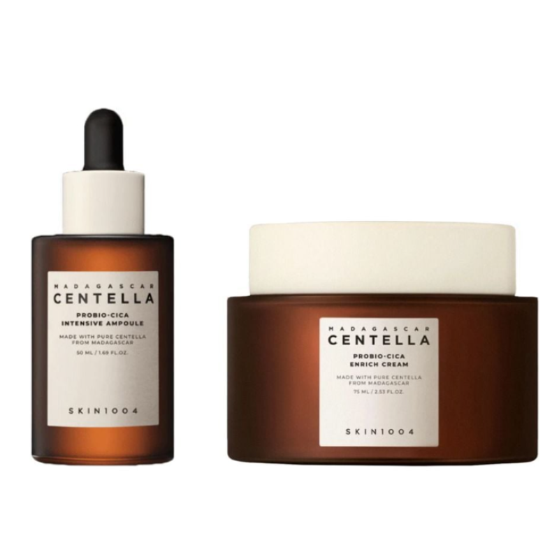 Набір для обличчя Skin1004 Madagascar Centella Probio-Cica Nourishing Set (Intensive Ampoule, 50 мл + Enrich Cream, 50 мл)