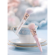 Пензлик для рум'ян "Pearl White" від Flower knows з колекції Bunny Garden