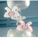 Заколка для волосся "Milky Beige" від Flower knows з колекції Bunny Garden 