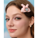 Заколка для волосся "Snowy Pink" від Flower knows з колекції Bunny Garden 