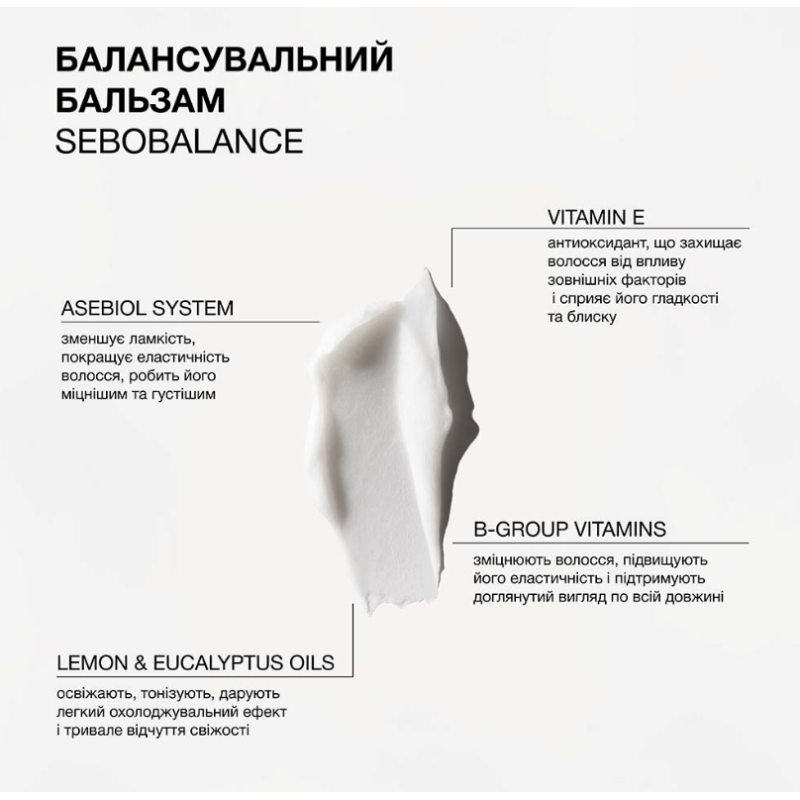 Балансировочный бальзам для волос склонных к жирности Sebo Balance Trilogy.