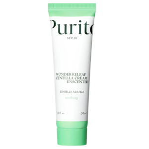 Крем для чутливої ​​шкіри з центелою без ефірних олій Purito SEOUL Wonder Releaf Centella Cream Unscented, 50 мл