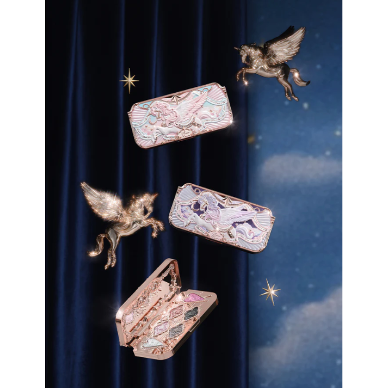 Палетка тіней з колекції Knight Unicornt від Flower Knows, 01 Aurora Reverie