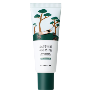 Сонцезахисний крем з екстрактом голок сосни ROUND LAB Pine Calming Cica Sunscreen  SPF, 40 мл
