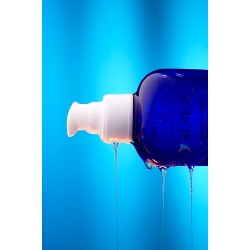 Гель для вмивання обличчя делікатний  Soika CLEANSER з бетаїном та пробіотиками, 250 мл