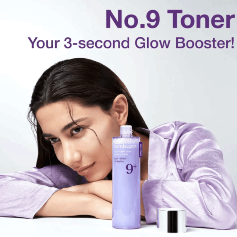 Тонер для обличчя NUMBUZIN No.9 NAD+ PDRN Glow Boosting з пептидами, 150 мл