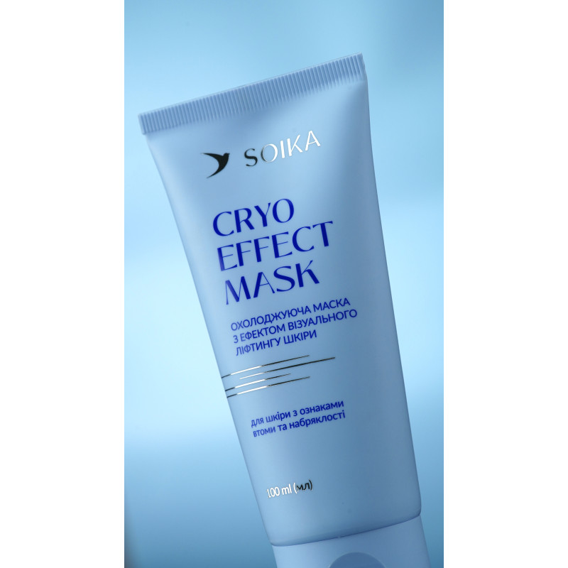 Маска охолоджуюча для обличчя з ліфтинг-ефектом Soika Cryo Effect Mask, 100 мл