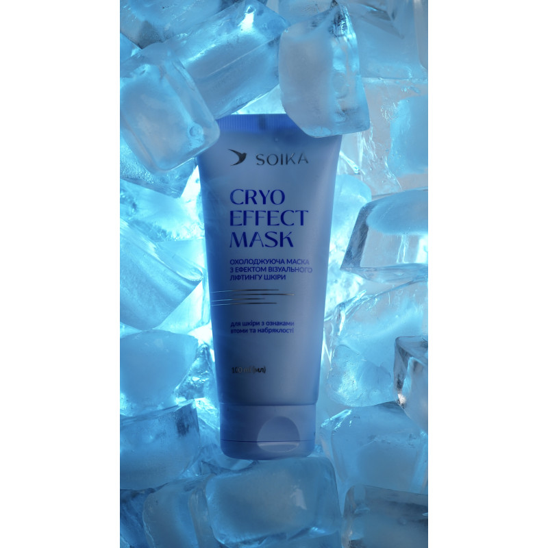 Маска охолоджуюча для обличчя з ліфтинг-ефектом Soika Cryo Effect Mask, 100 мл