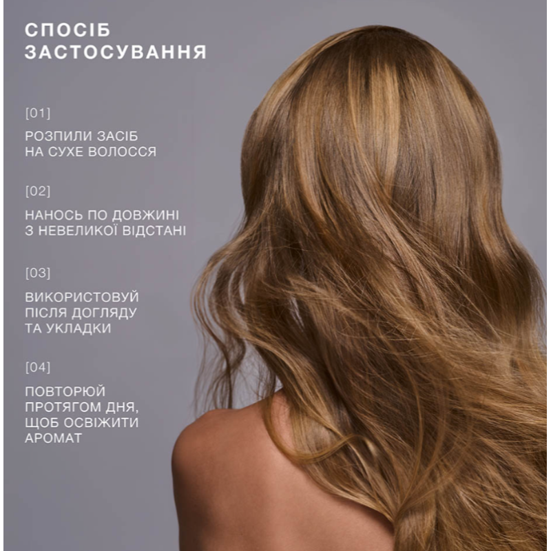 Парфюмерная вода для волос Amber Rose Trilogy.