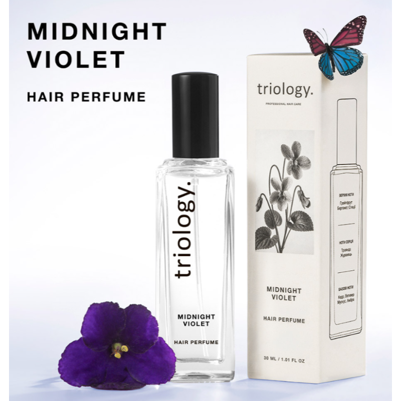 Парфюмерная вода для волос Midnight Violet Trilogy.