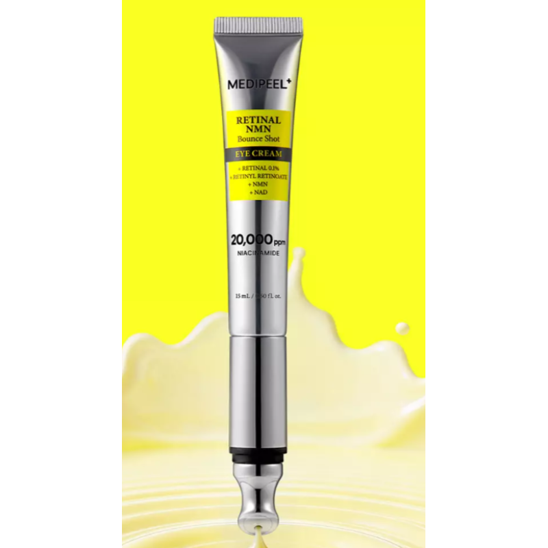Антивозрастной крем для глаз с вибронаконечником MEDI PEEL Retinol NMN Bounce Shot Eye Cream, 15 мл