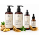 Набор для волос 4в1 Bogenia Hair Loss Control против выпадения с имбирем