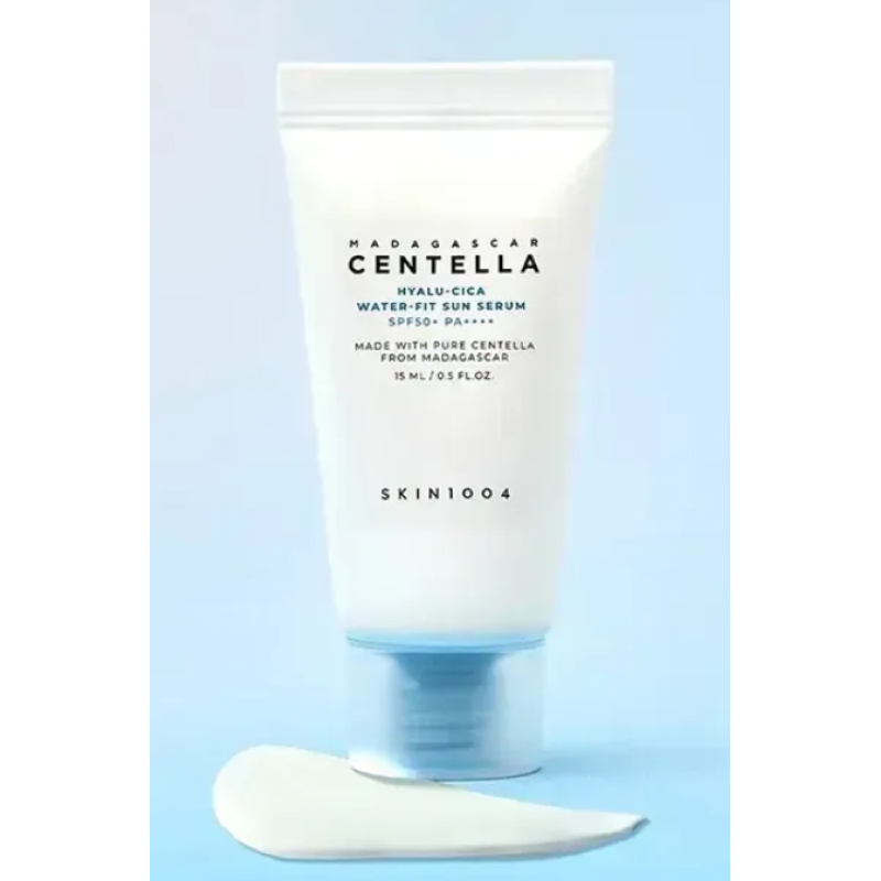 Солнцезащитная сыворотка SKIN1004 Madagascar Centella Hyalu-Cica Water-Fit Sun Serum SPF50+ PA++++, 15 мл