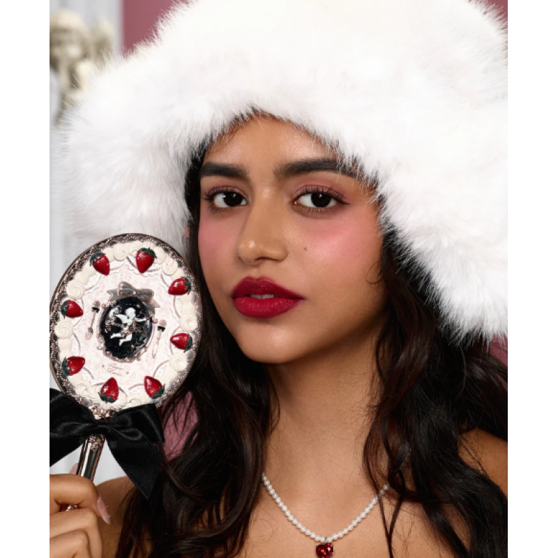 Ручное зеркало из коллекции Strawberry Cupid от Flower Knows Milk Shake, 1 шт