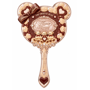 Ручное зеркало из коллекции The Sweetie Bear от Flower Knows Caramel Brown, 1 шт