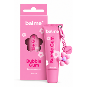 Блеск для губ Bubble Gum Balme с брелоком, 10 мл